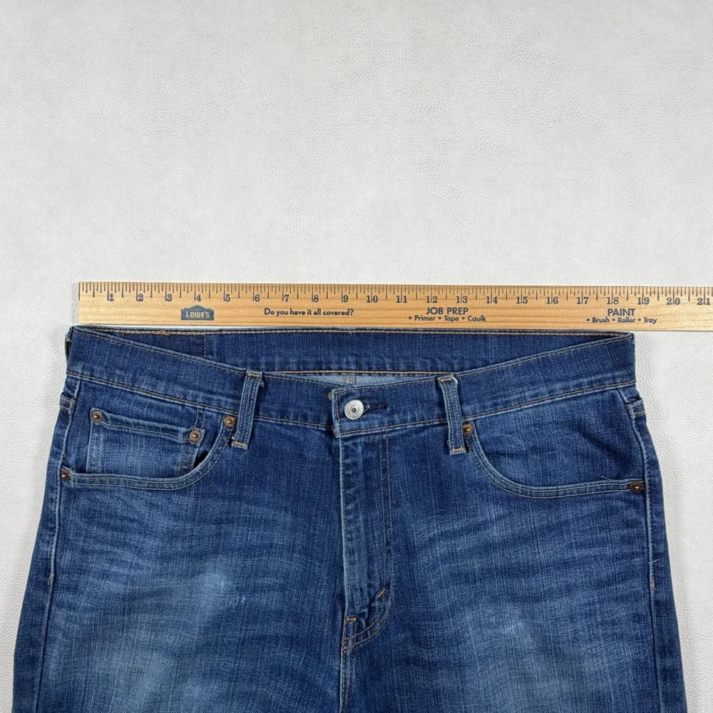 Levis 527 Slim Bootcut Jeans Mens 36x34 Blue Medium Wash Denim 05527-0489